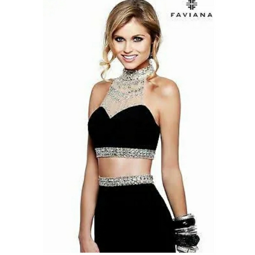 Faviana 2 pc. Jersey Gown